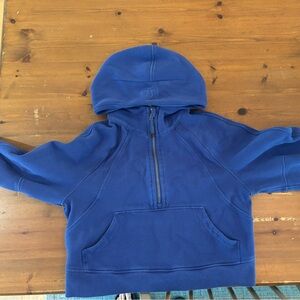 Lululemon cropped hoodie. Purpleish, blue XS